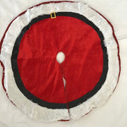 Fur trimmed Christmas tree skirts