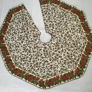 Holly Christmas Tree Skirts (150cm diameter)